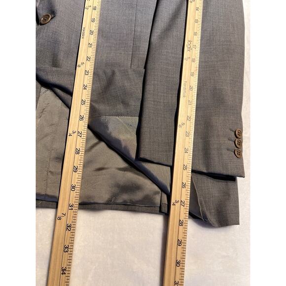 Valentino Uomo 44R Gray Nailhead Lightweight Blazer Sport Coat Jacket Note - Picture 12 of 14